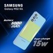 تصویر  گوشی موبایل سامسونگ مدل Galaxy M32 5G SM-M326B/DS دو سیم‌ کارت ظرفیت 128 گیگابایت و رم 6 گیگابایت